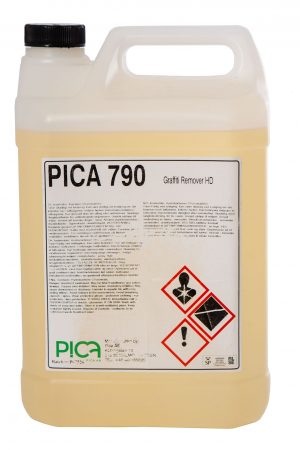 Image of Pica Graffiti Remover, a world renowned professional grade graffiti remover